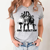 Women's 1D Graphic Print Casual T-Shirt